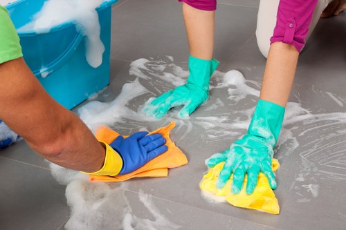 Deep upholstery cleaning service for a living room sofa