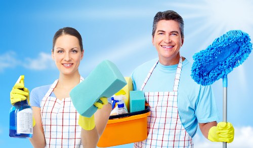 Deep rug cleaning process removing dirt and stains in Harlington