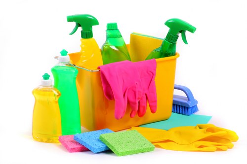 Specialist carpet cleaning equipment used in Harlington workplace interiors